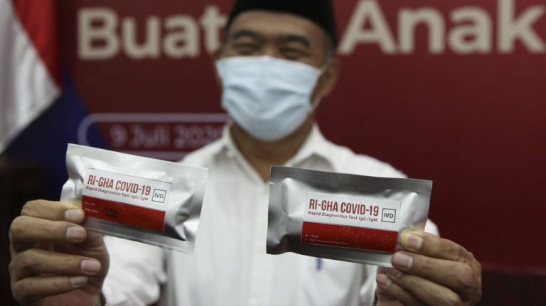 Sudah Produksi Sendiri, Alat Rapid Test Buatan Indonesia Harganya Rp.75.000 Per Unit