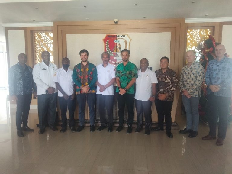 Disambut Pemprov Papua Selatan , Kedutaan Australia Bekunjung di Merauke Provinsi Papua Selatan