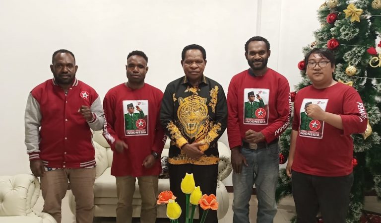 Gubernur Kondomo terima Kunjungan Pemuda Demokrat Provinsi Papua Pegunungan