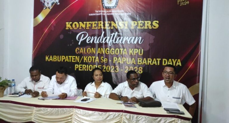 Mulai Buka Pendaftaran, Timsel Rekrut Calon Anggota KPU Kabupaten Kota di Provinsi Papua Barat Daya