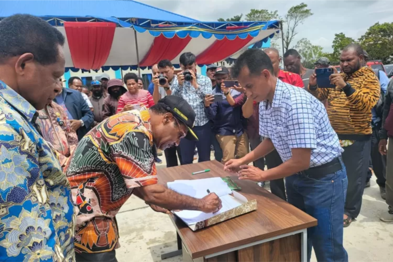 Menjadi yang Pertama dalam Pembangunan Provinsi Papua Pegunugnan, Pemkab Lanny Jaya Hibahkan 10 Miliar