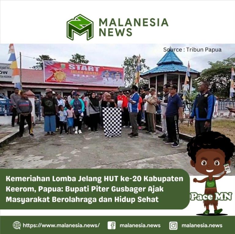 Kemeriahan Lomba Jelang HUT ke-20 Kabupaten Keerom, Papua: Bupati Piter Gusbager Ajak Masyarakat Berolahraga dan Hidup Sehat