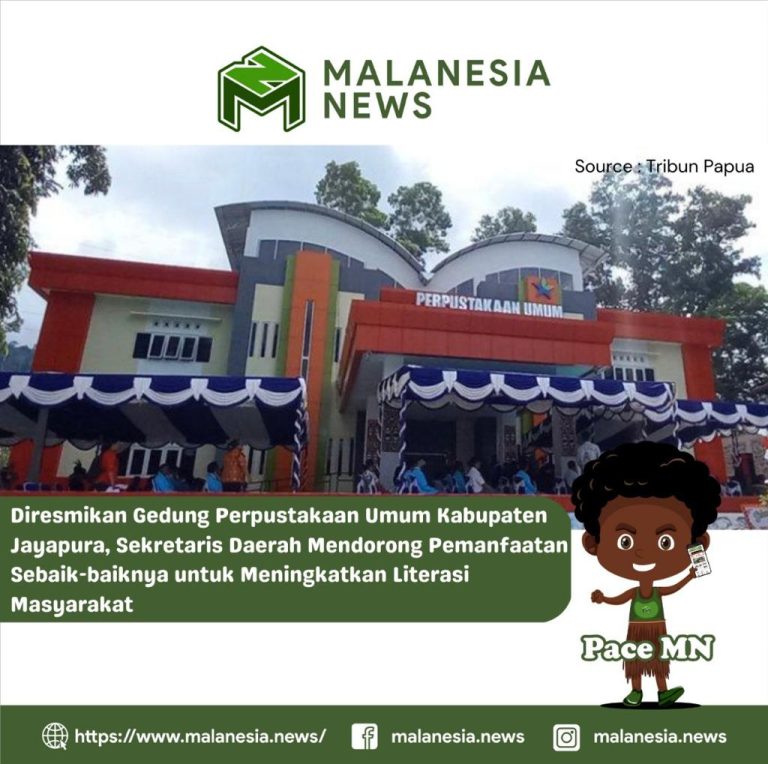 Diresmikan Gedung Perpustakaan Umum Kabupaten Jayapura, Sekretaris Daerah Mendorong Pemanfaatan Sebaik-baiknya untuk Meningkatkan Literasi Masyarakat