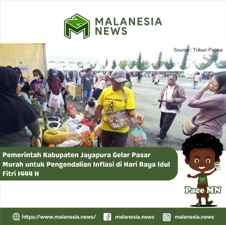 Pemerintah Kabupaten Jayapura Gelar Pasar Murah untuk Pengendalian Inflasi di Hari Raya Idul Fitri 1444 H