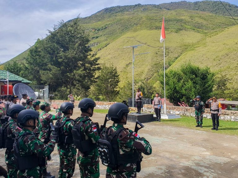 Sinergi TNI-Polri Ciptakan Ketertiban Dan Kondusifitas Di Kabupaten Lanny Jaya