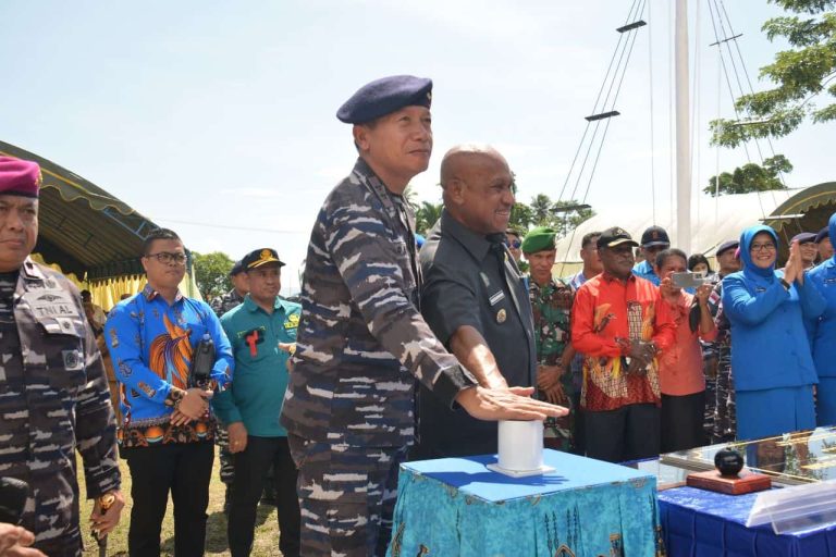 Pangkalan TNI Angkatan Laut Sarmi Resmi Diresmikan di Kabupaten Sarmi, Papua