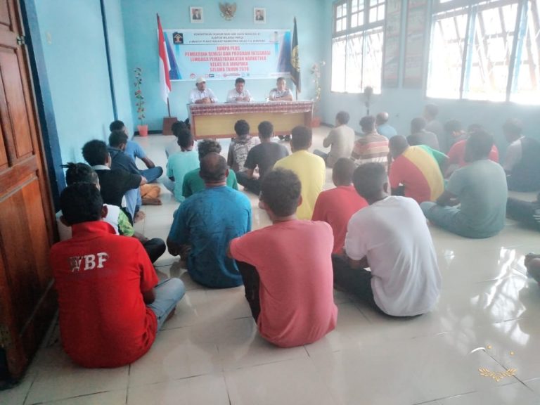 Puluhan Warga Binaan Lapas Narkotika Kelas II A Jayapura Ikut Program Rehabilitasi