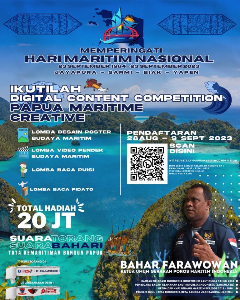 Peringati Hari Maritim Nasional 2023, RST dan GEOMARITIM Gelar Lomba dengan Hadiah Jutaan Rupiah