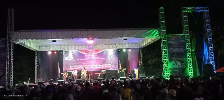 Malam Puncak HUT ke-17 Kota Tual Dimeriahkan Sejumlah Artis Lokal Ternama