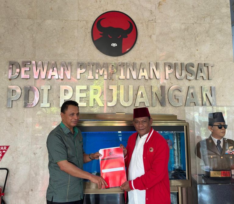 Terima Rekomendasi ,Tamnge-Farawowan hadir di DPP PDI Perjuangan