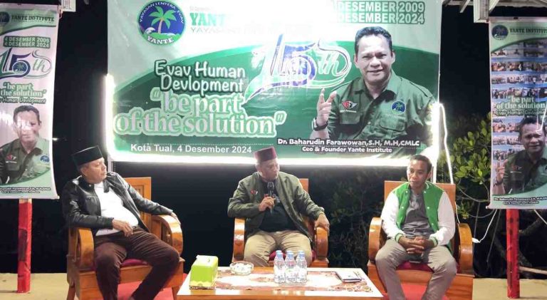 HUT 15 Tahun YANTE INSTITUTE ,Baharudin Farawowan : Rakyat Masih Hidup Miskin di Lautnya Yang Kaya