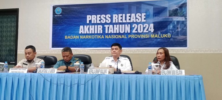 14 Kasus Peredaran Narkoba Berhasil Diungkap BNN Provinsi Maluku Sepanjang Tahun 2024